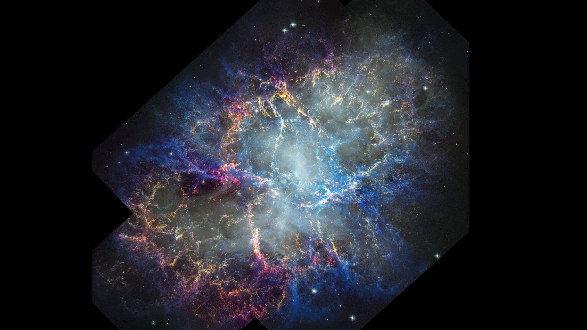 Hubble images taken 25 years apart show big changes in iconic Crab Nebula