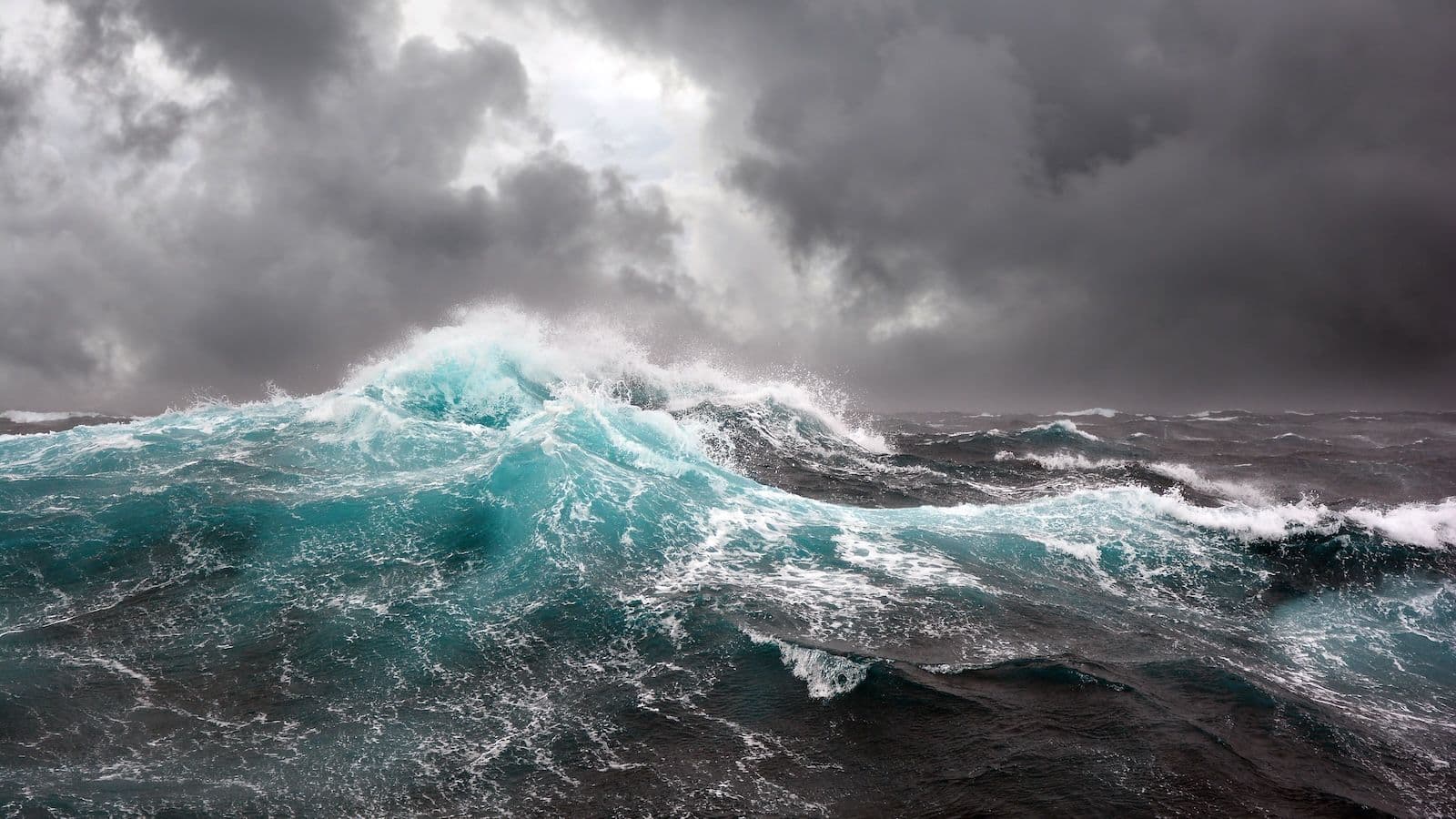 Stormy ocean