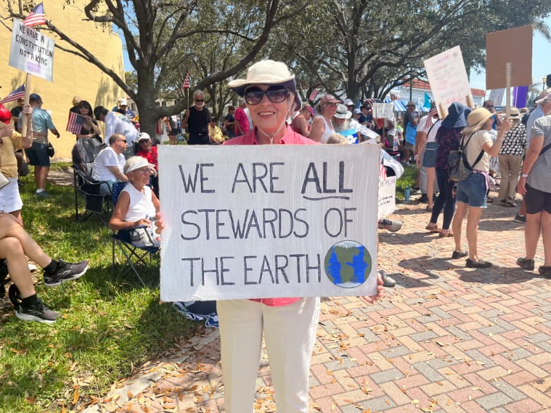 No Kings III Protesters Argue That We Must Protect The Planet - CleanTechnica