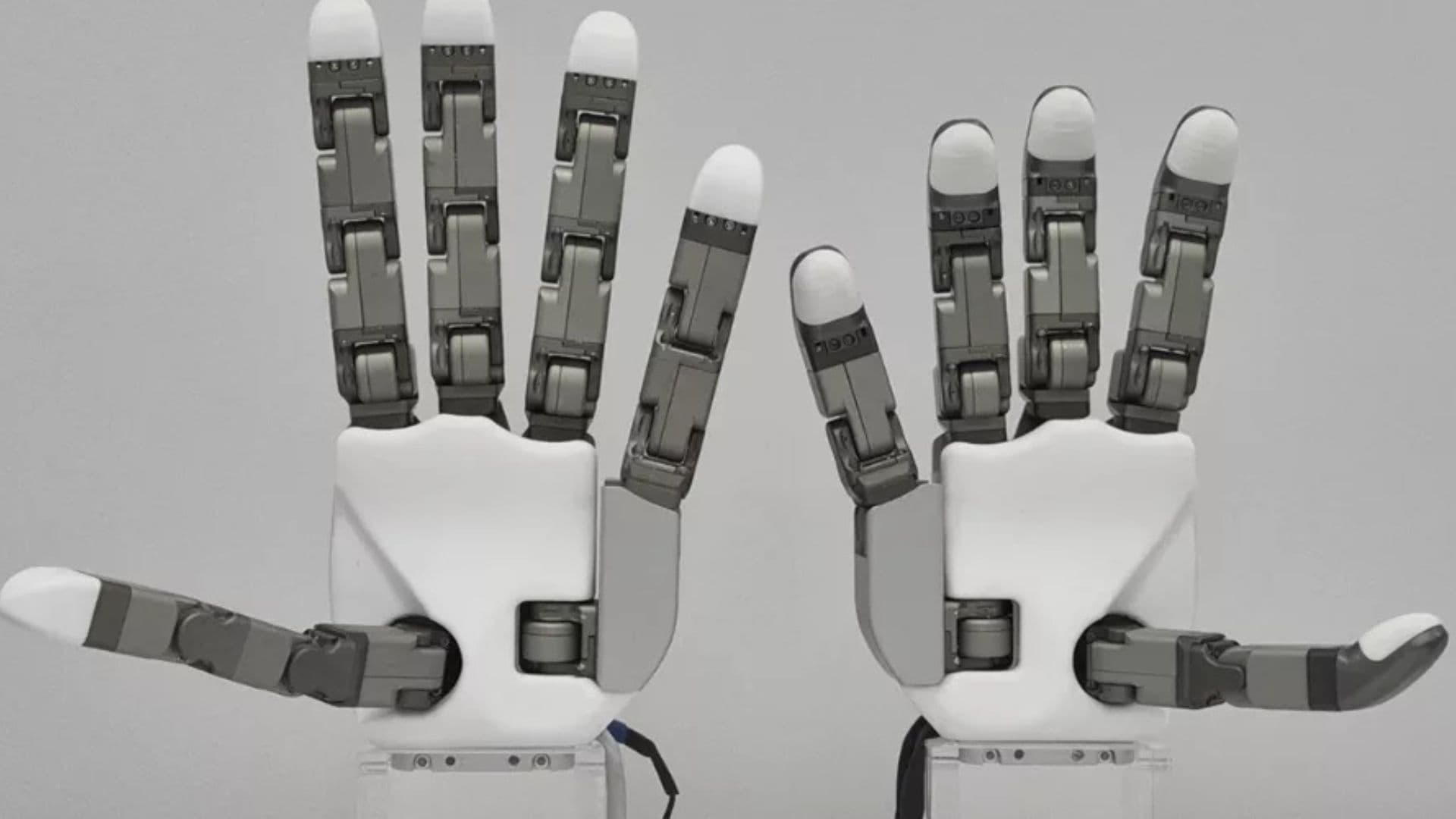 South Korean firm unveils robotic hand with human-scale dexterity at under 2 lb