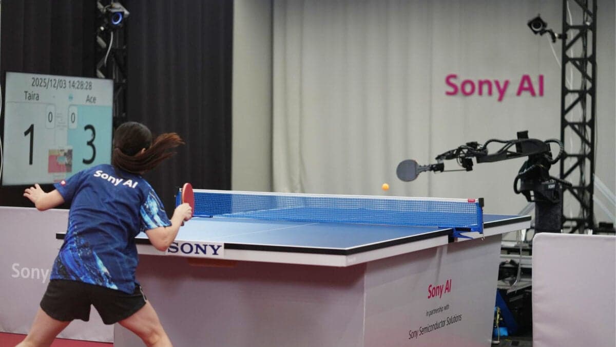 Watch Sony’s AI Robot Compete With—and Beat—Elite Table Tennis Players