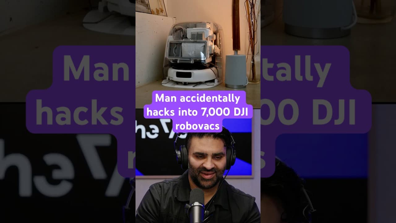 Man accidentally hacks into 7,000 DJI robovacs. #Vergecast