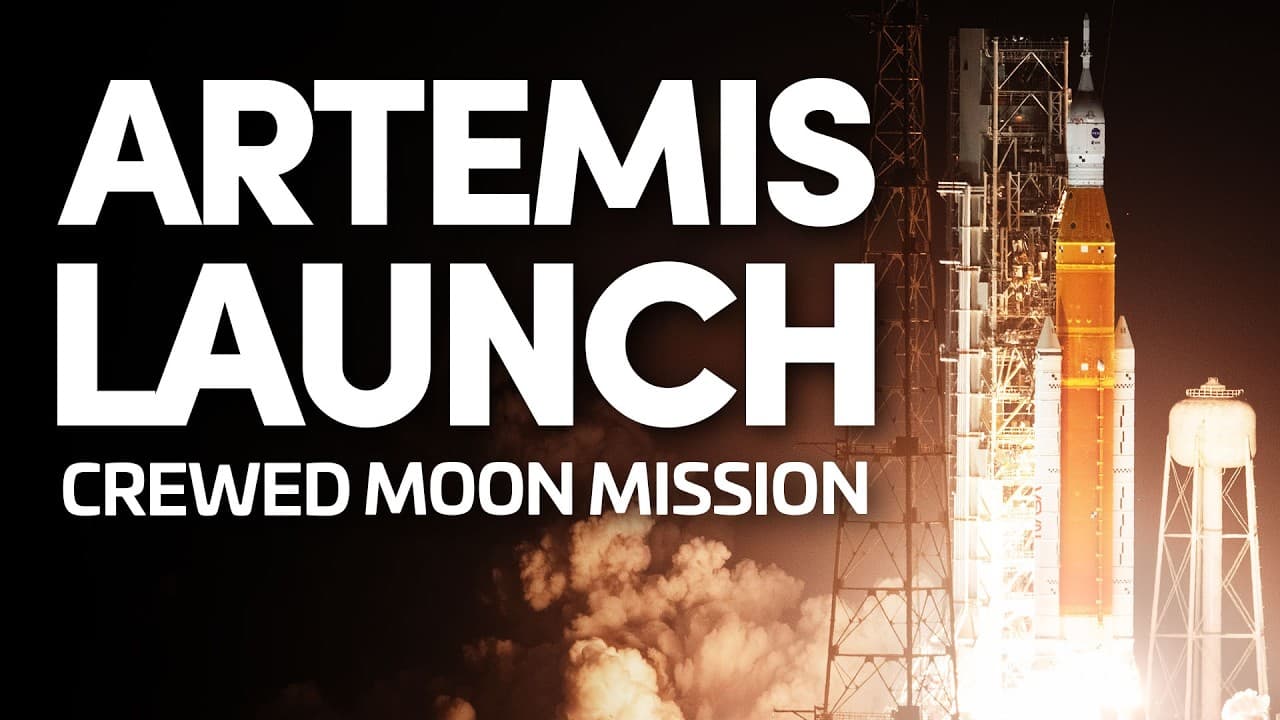 Watch NASA Launch Four Humans To The Moon | Artemis II Live Coverage