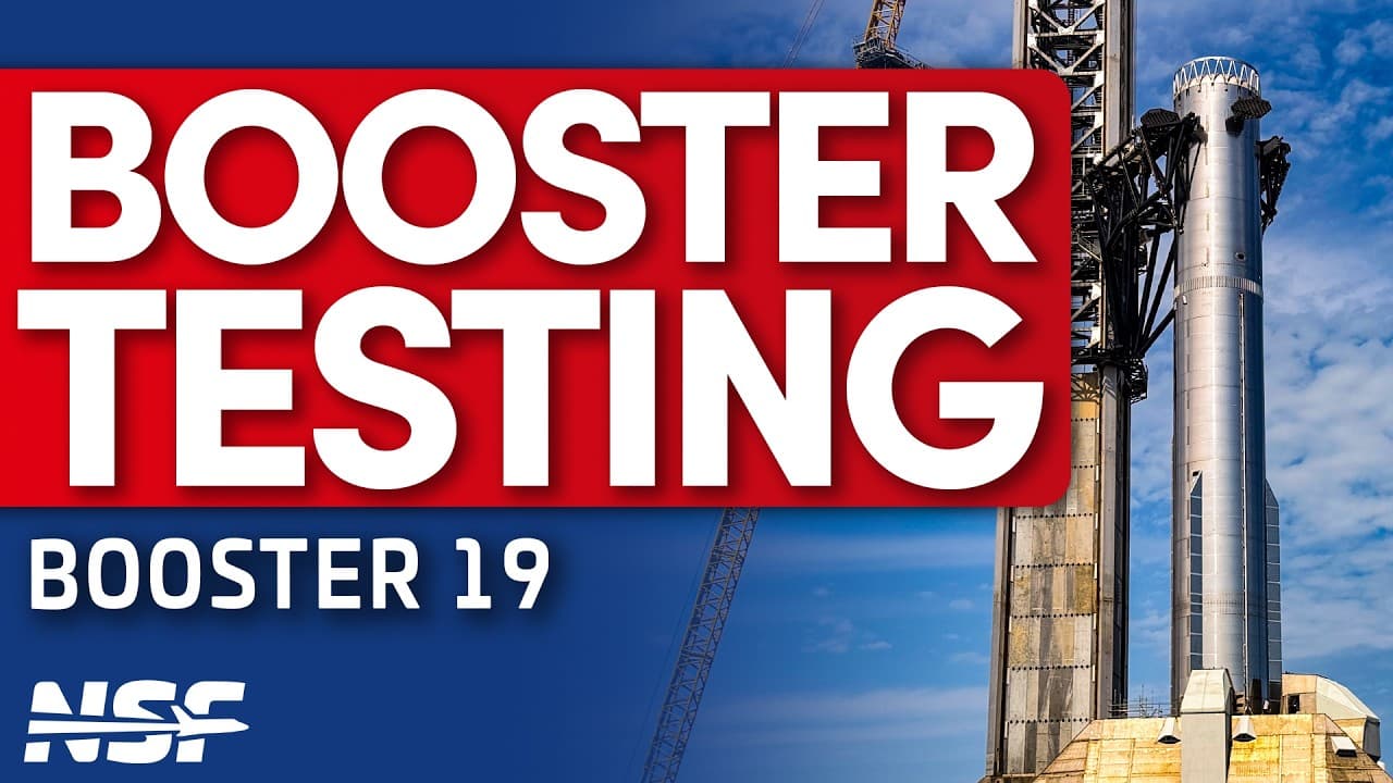 SpaceX conducts Booster 19 testing on Pad 2