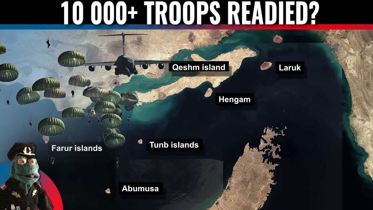 US amassing air assault forces near Iran. Islands to be taken?