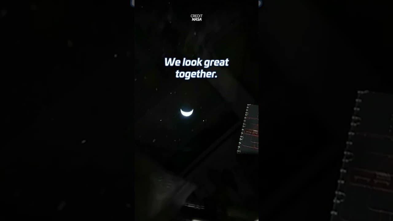 Astronaut Pee Interrupts Incredible View of Earth 😅🌎 #nasa #space #artemis