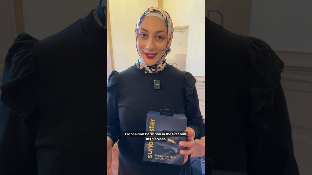 Get Sun While At Your Laptop With The Sunbooster | #mwc2026