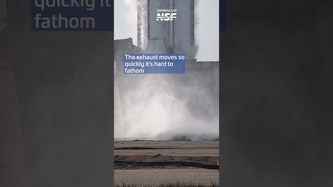 SpaceX's New Booster Produces a Rain Cloud in SECONDS! #spacex #space #rocket