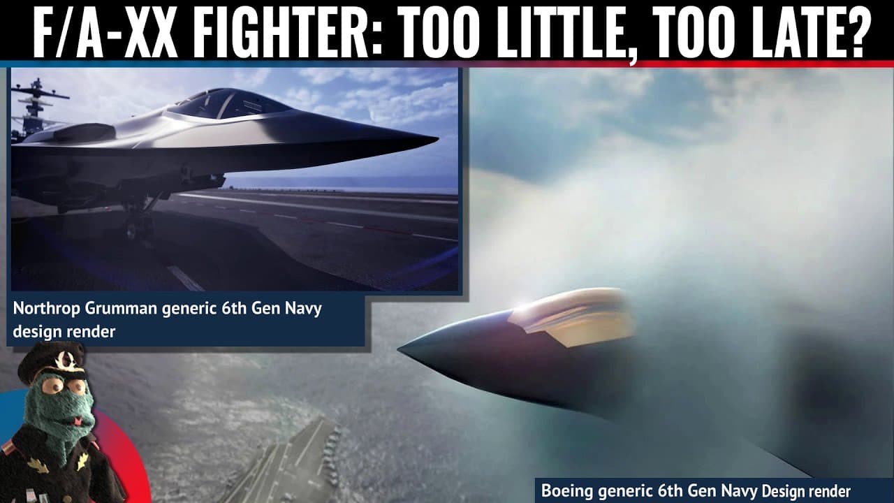 Where is the Navy’s 6th gen fighter and what happens if it is even more late?