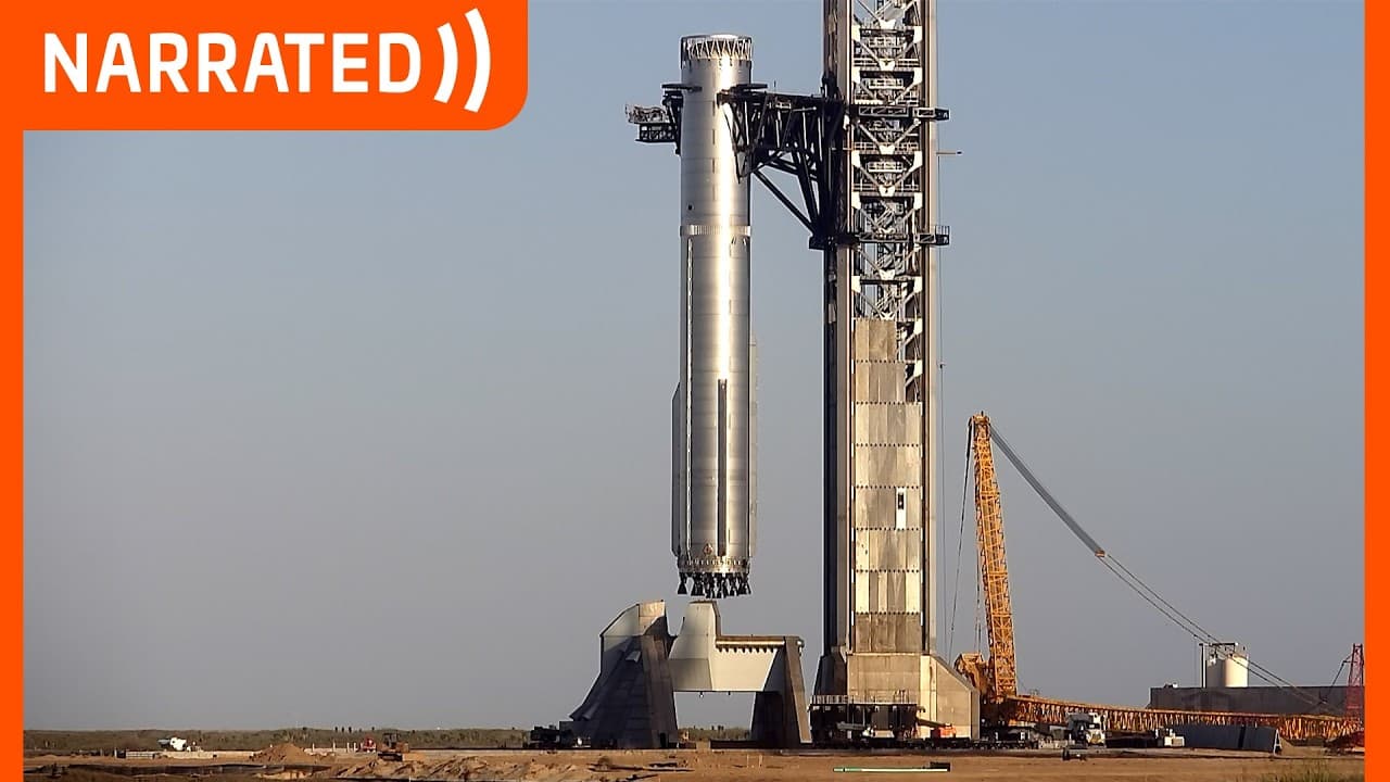 Sparks from Booster 19 (is fire next?) | SpaceX Starbase