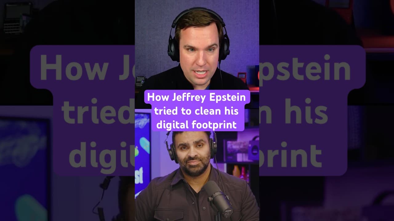 How Jeffrey Epstein tried to clean his digital footprint #Vergecast