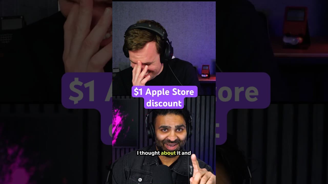 Apple Store offers $1 discount. #Vergecast