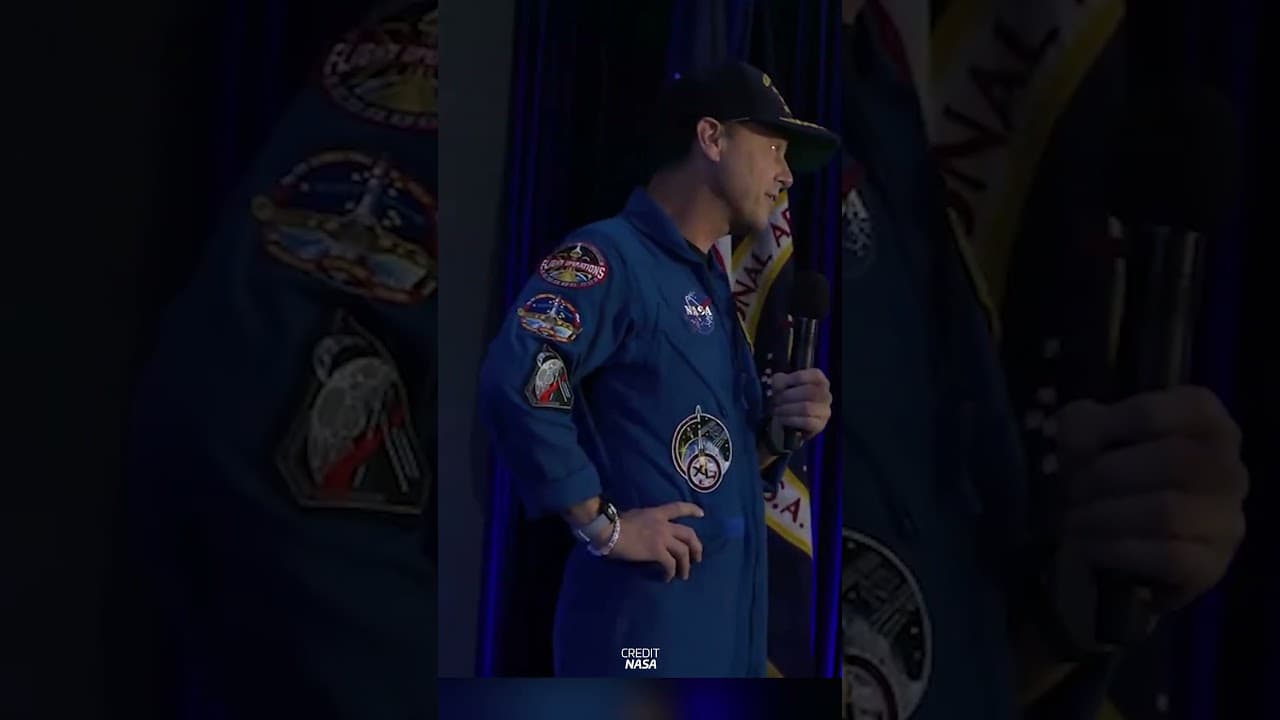 Artemis II Commander Chokes Up after coming home ✨🌎 #nasa #space #artemis