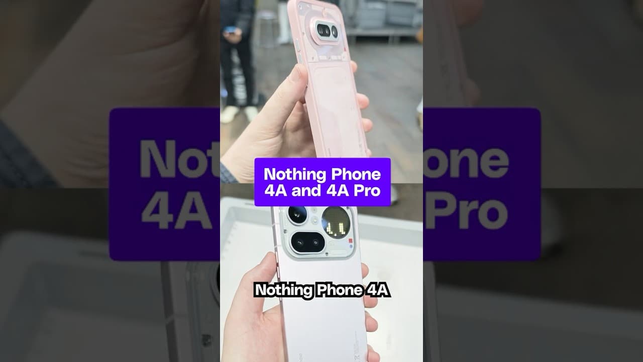 We got a first look at Nothing’s 4A and 4A Pro, its latest midrange phones.