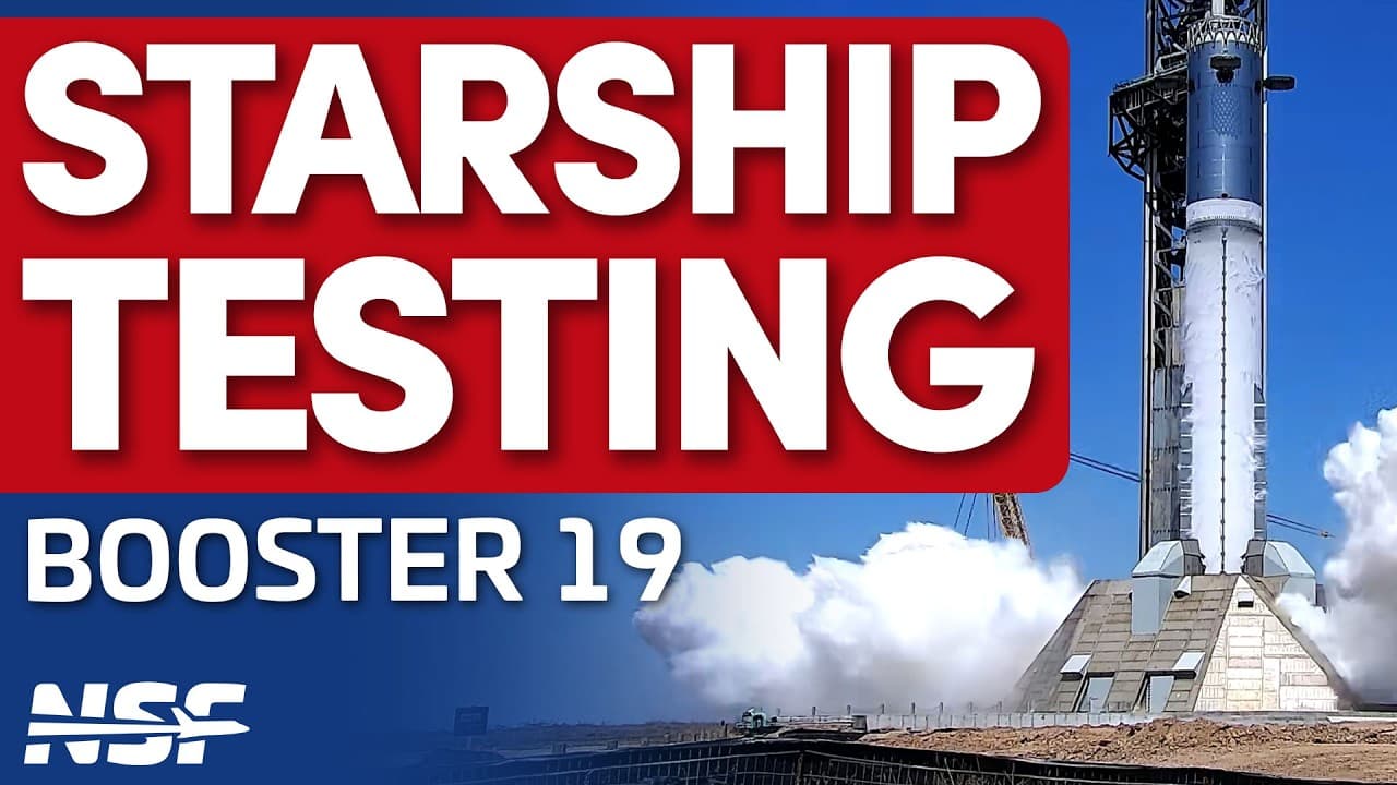 SpaceX conducts Booster 19 testing on Pad 2 - Day 2