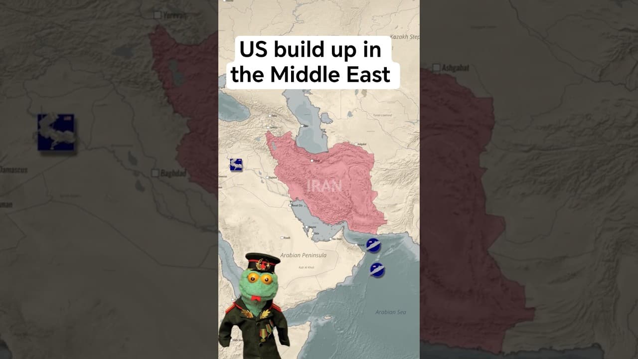 The US build up in the Middle East