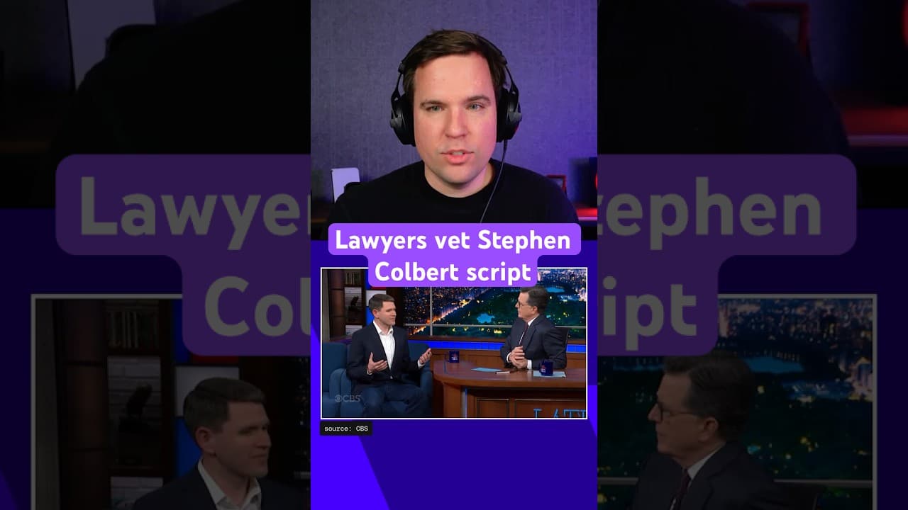 Lawyers vet Stephen Colbert script #Vergecast