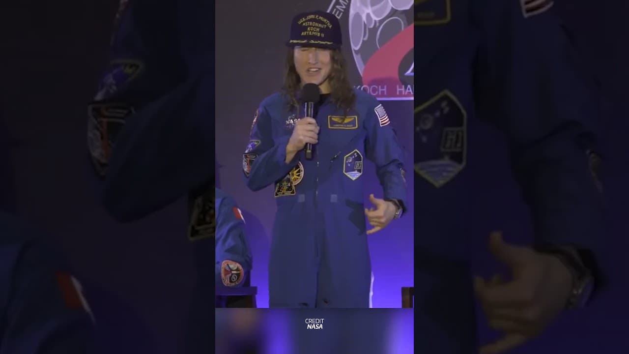 Artemis II Astronaut talks about being a Crew ✨🌎 #nasa #space #artemis