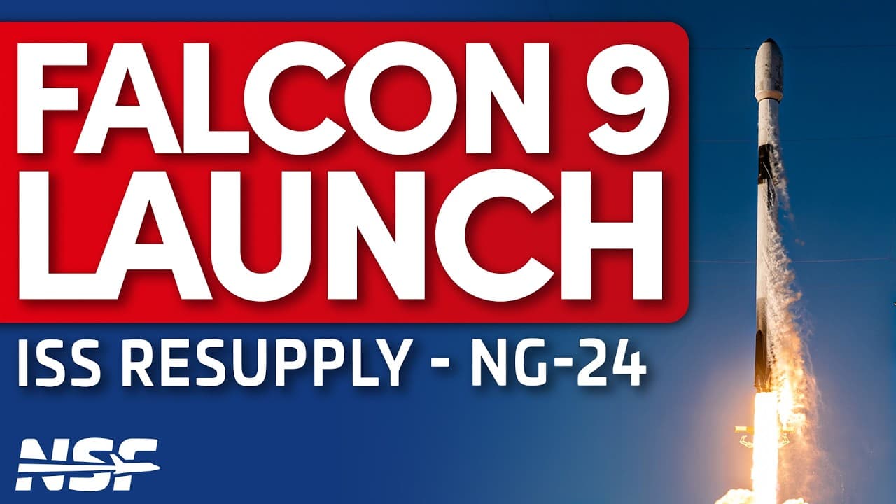 SpaceX Falcon 9 launches CRS NG-24