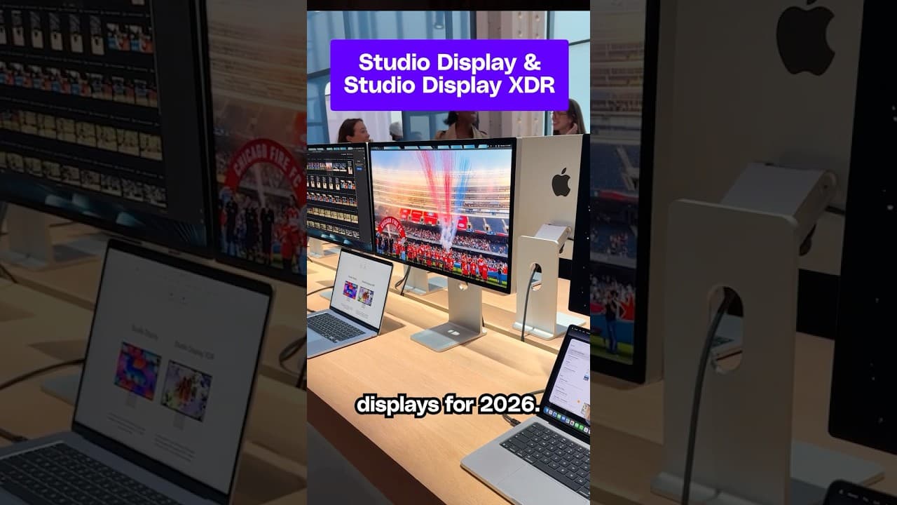 Apple has two new 5K monitor options, the Studio Display and Studio Display XDR.