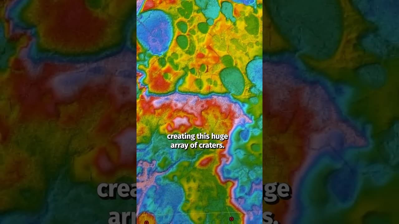 What is this strange pattern down the east coast of America?