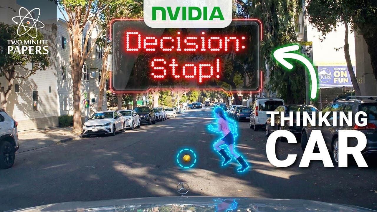 NVIDIA’s New AI Just Cracked The Hardest Part Of Self Driving