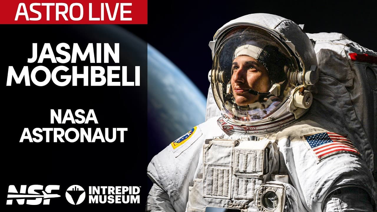NASA Astronaut Jasmin Moghbeli, Live From Kids Week - Intrepid Museum Astro Live