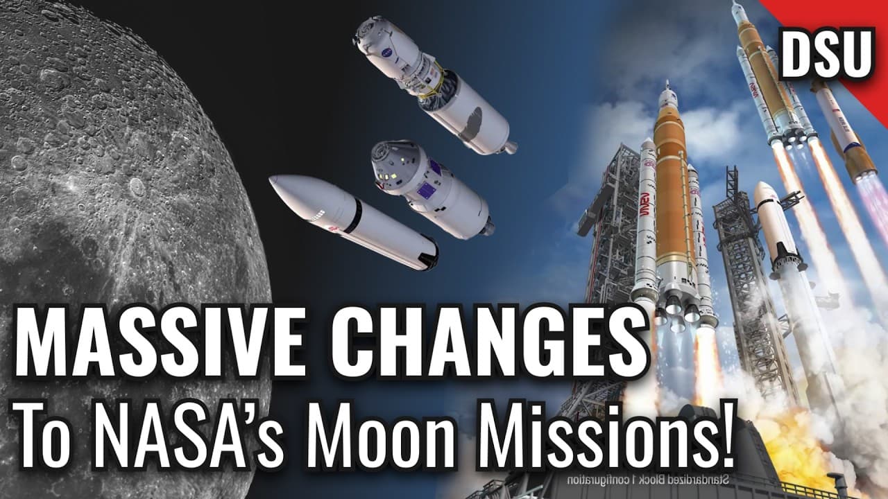 NASA Redesigns Lunar Landing Mission Plans - Deep Space Updates