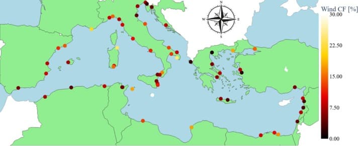The Hydrogen Stream: Levelized cost of hydrogen at Mediterranean ports can be as low as €2.5/kg for hybrid systems