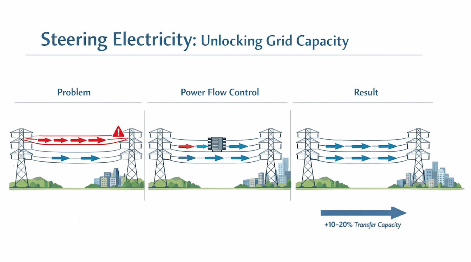 Steering Electricity: How Grid Control Devices Unlock Transmission Capacity - CleanTechnica