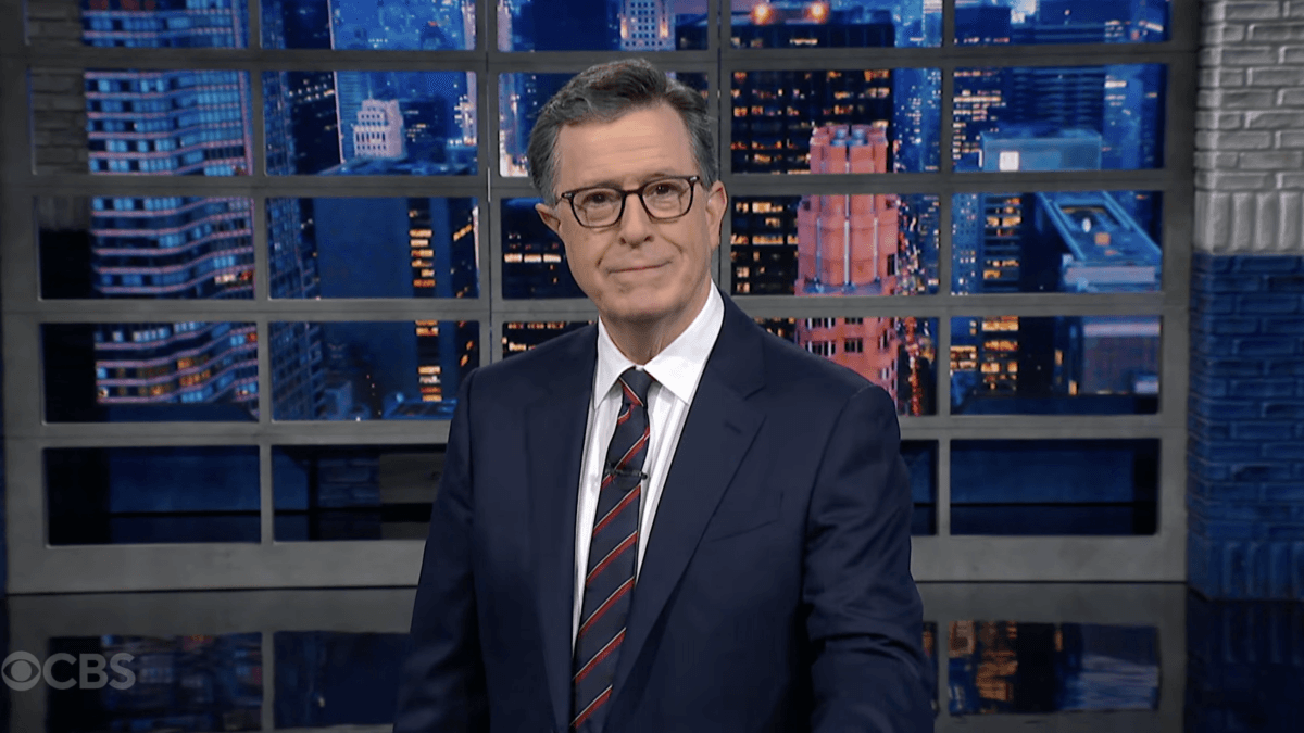 Stephen Colbert breaks down the weird AI image Trump shared of himself as Jesus