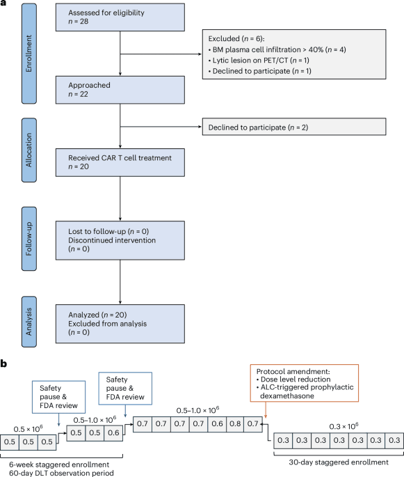 Ciltacabtagene autoleucel in high-risk smoldering multiple myeloma: the CAR-PRISM phase 2 trial - Nature Medicine (via nature.com)