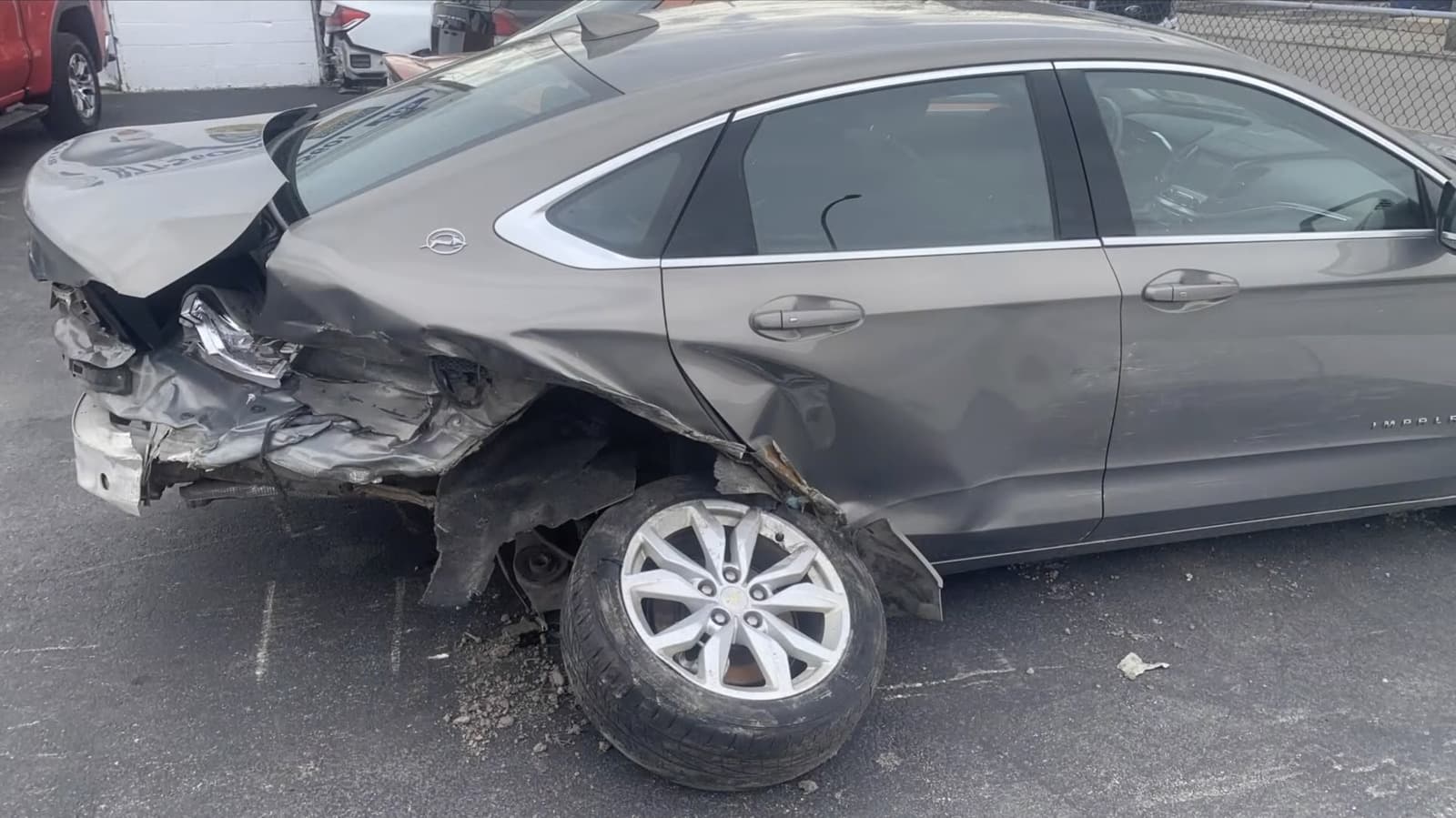 A Fleeing Suspect Totals A Woman