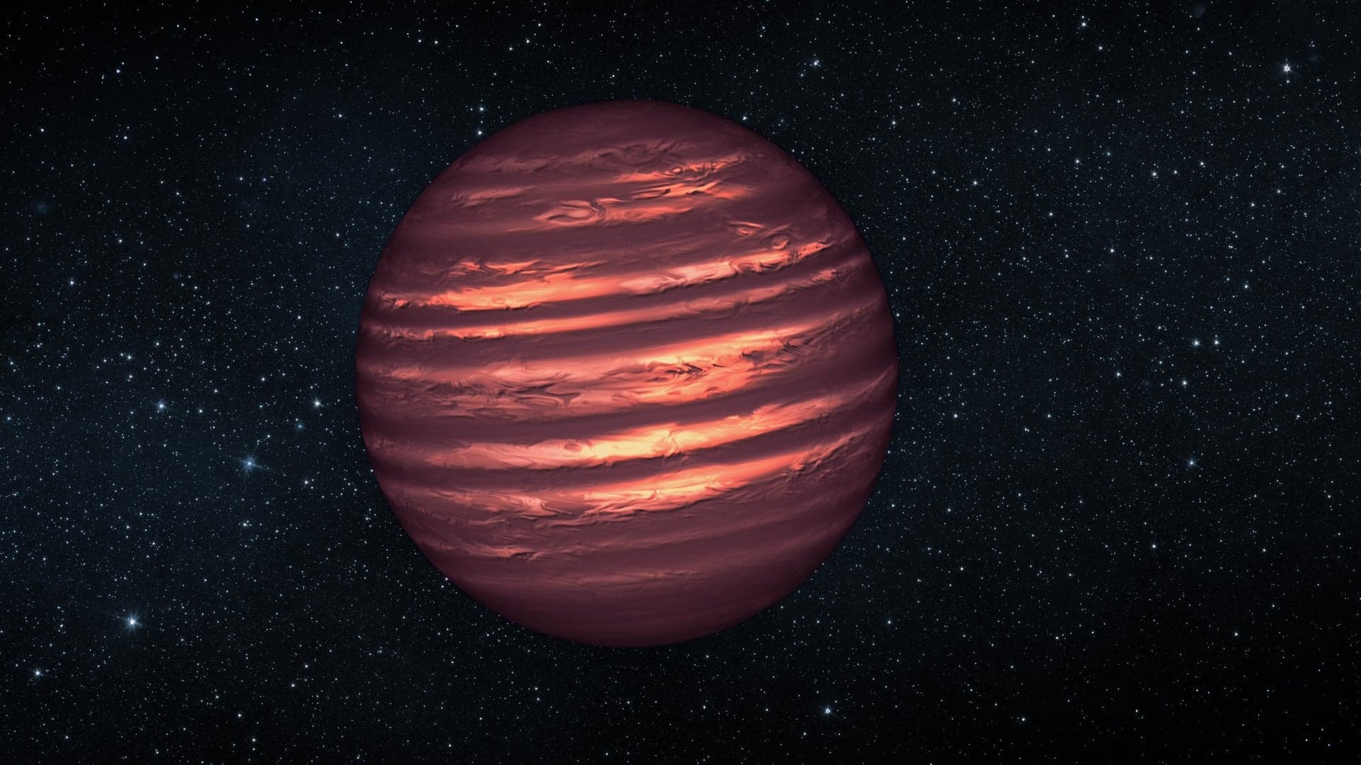 Using the W.M. Keck Observatory, astronomers investigated the long-predicted relationship between mass and spin for giant planets and brown dwarfs. Credit: NASA/JPL-Caltech