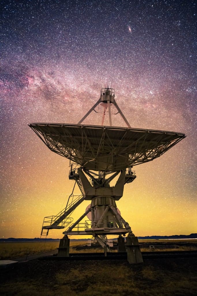 Photo taken by Bettymaya Foott as part of an astrophotography project with the National Radio Astronomy Observatory and the Very Large Array (VLA).
Credit: Bettymaya Foott, NRAO/AUI/NSF